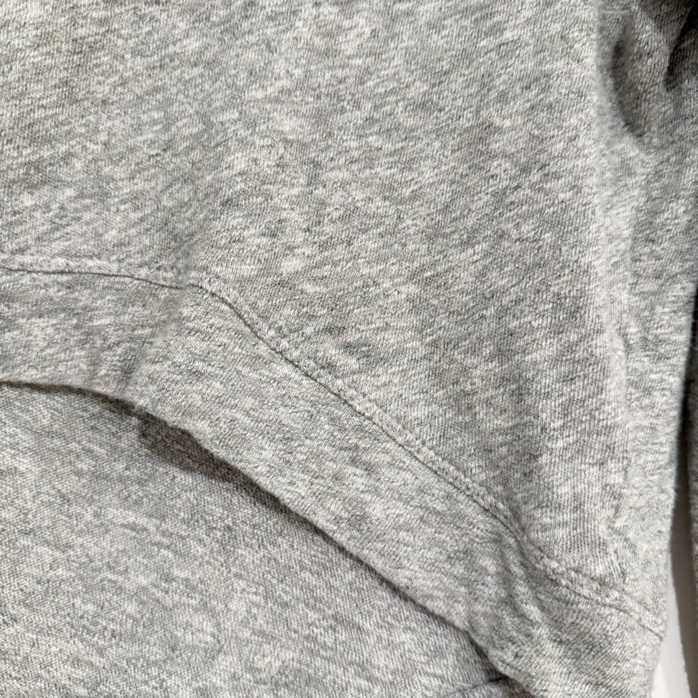 Cabi | Cotton Crop Top Long Sleeve Gray Size XS - Picture 3 of 5